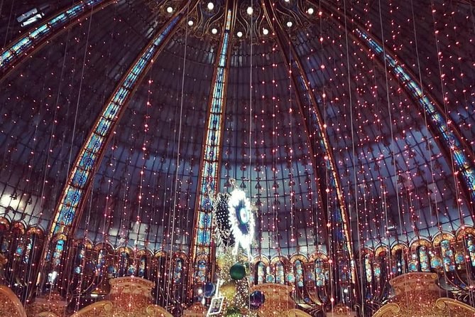 The stained-glass dome of the Galeries Lafayette, a short walk from the opera house